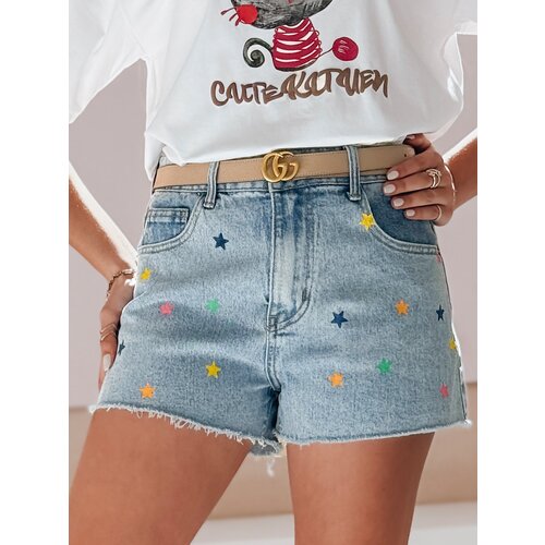 DStreet Spodenki damskie jeansowe STARSHINE niebieskie Cijene