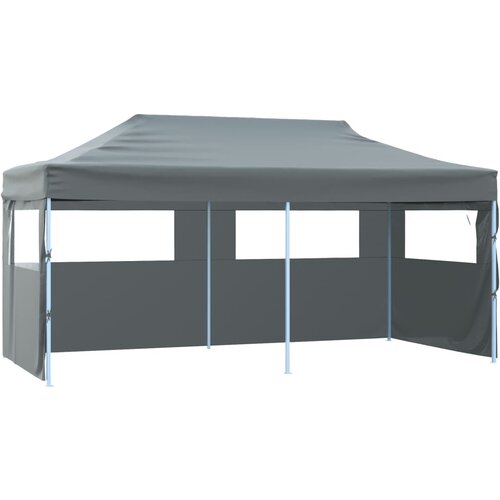 vidaXL zložljiv pop-up vrtni šotor s stranicami 3x6 m antraciten Cene