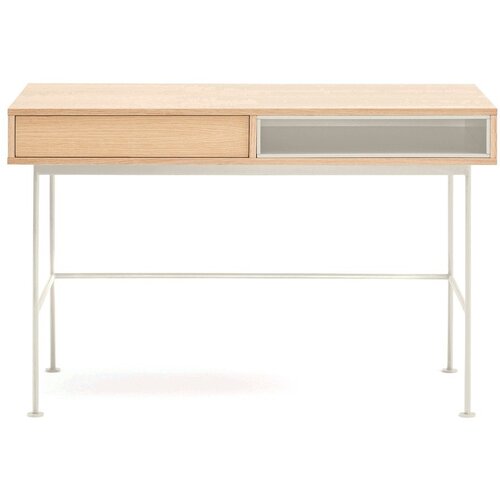 Teulat Radni stol s pločom stola u dekoru hrasta 60x120 cm Yoko &ndash; Cijene