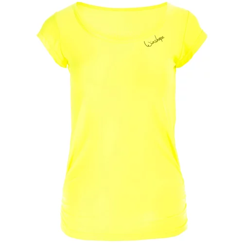 Winshape Tehnička sportska majica 'AET106' neonsko žuta / crna