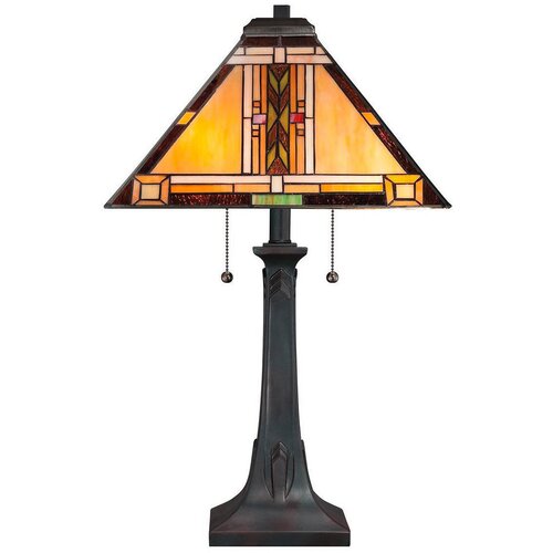 Elstead Lighting Quoizel QZ-NAVAJO-TL-VB - Stona lampa Tiffany NAVAJO 2xE27/60W/230V Slike