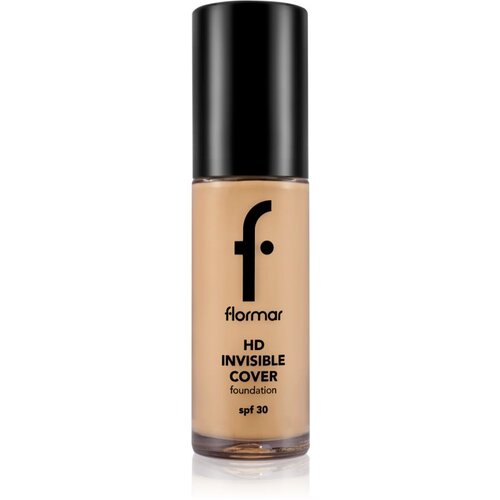Flormar HD Invisible Cover Foundation lahki tekoči puder s posvetlitvenim učinkom SPF 30 odtenek 80 Soft Beige 30 ml Slike