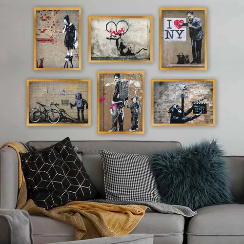 Wallity Uokvirena slika 6AC9623_3545, 35x45 cm, 6 dijelova Cijene