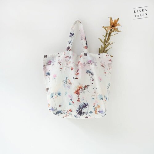 Linen Tales Lanena nakupovalna torba - Linen Tales Cene