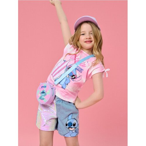 Sinsay Pamučna majica bez rukava Stitch Slike