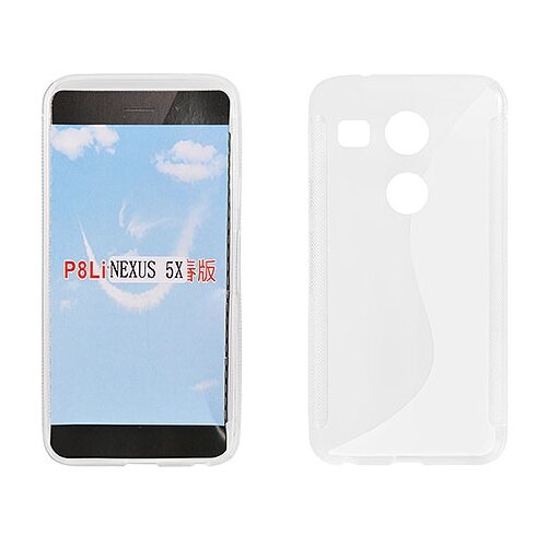  S silikonski ovitek LG Nexus 5X prozoren Slike