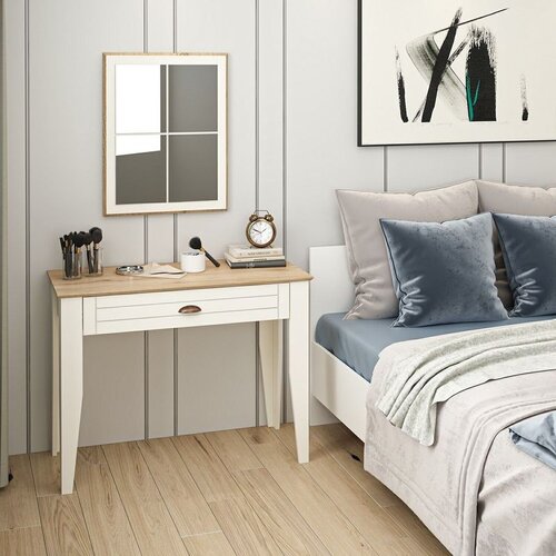 Hanah home toaletni sto Marlo 20676, 103 cm, Derin Sepet / beli Slike