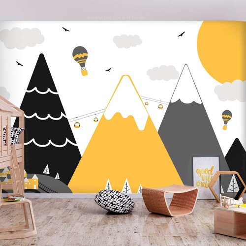  Samoljepljiva foto tapeta - Adventure in the Mountains 98x70 Slike