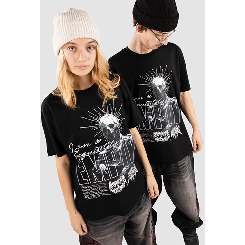 Any Means Necessary Empty T-shirt black Cene