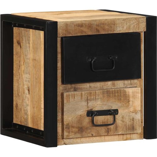 vidaXL Noćni ormarić 40x35x40 cm Puno grubo drvo Mango Cijene