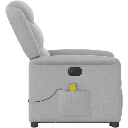 vidaXL Električni masažni naslonjač na podizanje tkanina oblačnosivi Cene