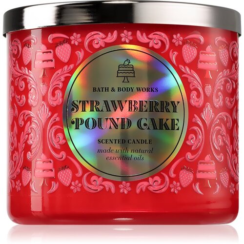 Bath & Body Works Strawberry Pound Cake mirisna svijeća 411 g Cijene