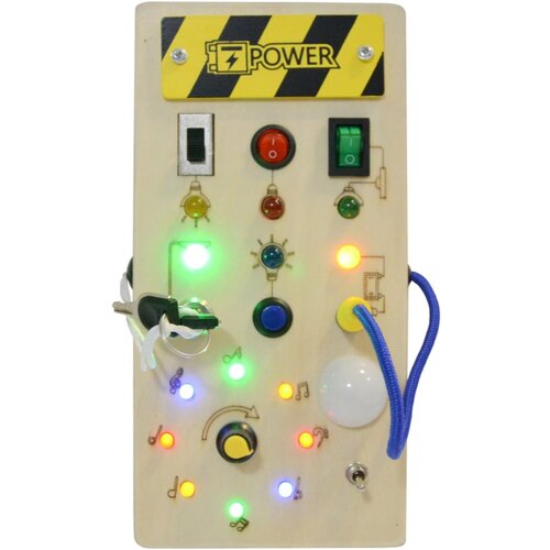2Kids Toys LED Busy Board aktivnostna igrača 10m+ 1 kos Cene