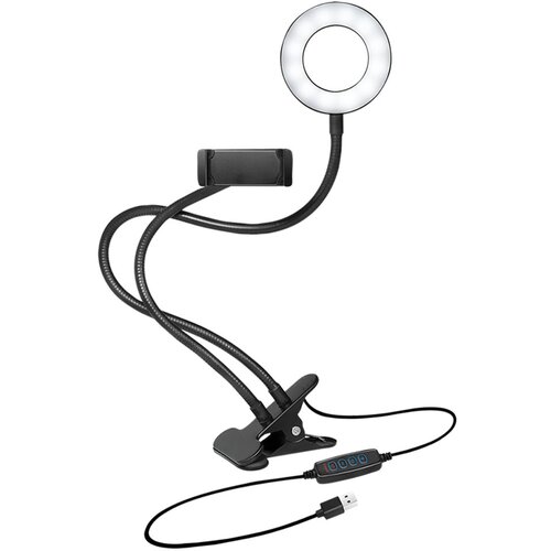 Logilink Smartphone ring light clamp mount, 8.5 cm, AA0150 Cene