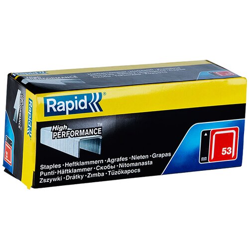 Rapid Sponke High Performance 53/6 (globina sponke: 6 mm, jeklo, 5.000 kosov, širina: 0,75 mm) Cene