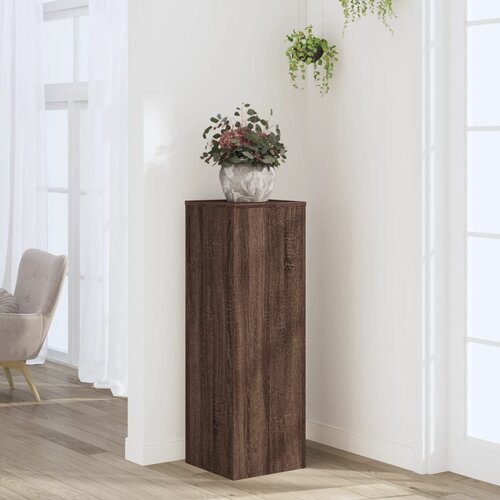 vidaXL Stojalo za rastline rjavi hrast 33x33x100 cm inženirski les Cene