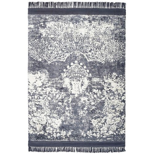 Lesnina XXXL RAVNO TKANA PREPROGA Dolce Vita 125 80/150 cm taftano siva, bela Cene