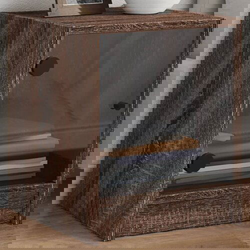 vidaXL Noćni ormarići staklena vrata 2 kom boja hrasta 35 x 37 x 42 cm Cijene