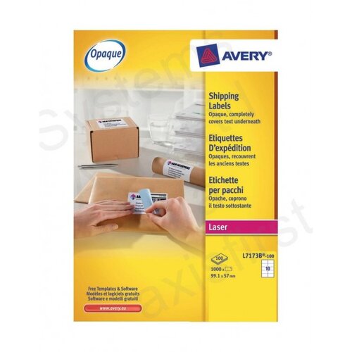 Avery Zweckform Neprosojne etikete za B4/C4 ovojnice 99,1 x 57 mm Slike