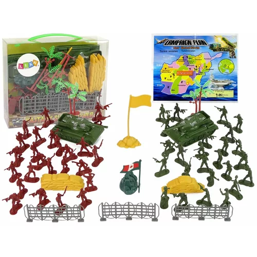 Set ratnih figurica s vojnicima i tenkovima