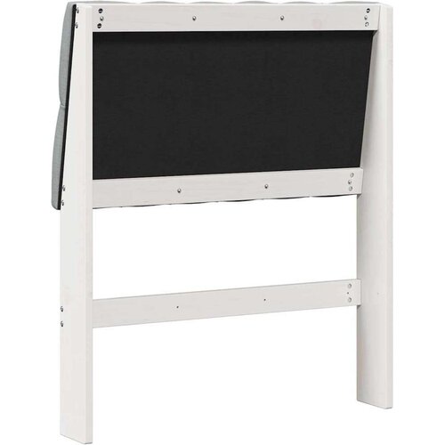 VidaXL tapecirani uzglavlje svijetlo siva 80 cm čvrsto borovo drvo Slike