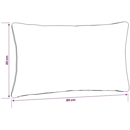  Jastučić za leđa (1 kom) PUTTEN 100% poliester Bijela - Bijela (melange) 80 x 40 x 15 cm 1 Cijene