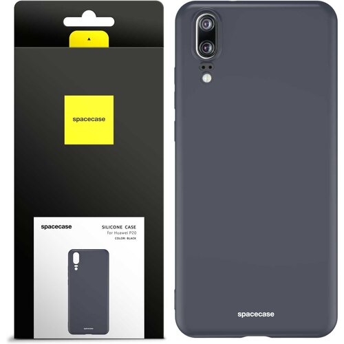 Spacecase SILIKONSKI OVITEK ZA HUAWEI P20 ČRN, (21963946) Cene