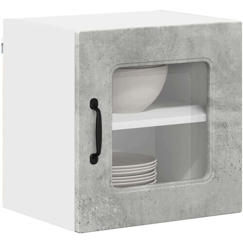 VidaXL zidni kuhinjski ormarić 2 pcs betonski sivi 40 x 31 x 40 cm Slike