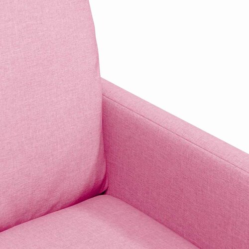  Trpezarijske stolice 2 pcs Ružičasta 57 x 67 x 98 cm tkanina Slike