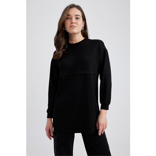 Defacto Relax Fit Crew Neck Long Sleeve Tunic Slike