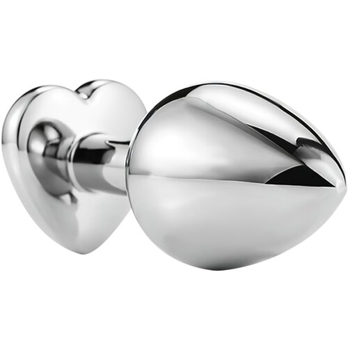 Sunfo metalni analni plug sa crvenim srcem u obliku kamena (srebrni) Cijene