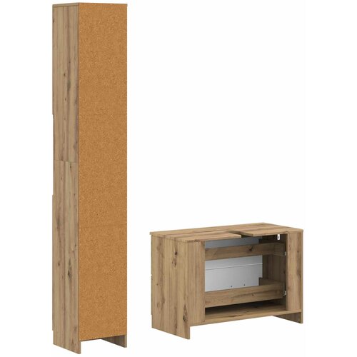 Set kupaonskih ormara od 2 dijela UTRECHT Hrast artisan Slike