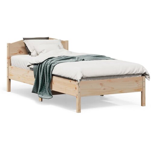 Furnova Posteljni okvir brez vzmetnice 90x190 cm trdna borovina, (21941495) Slike