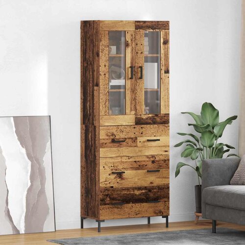  Highboard 2 kom. Staro drvo 69,5 x 34 x 180 cm Cene