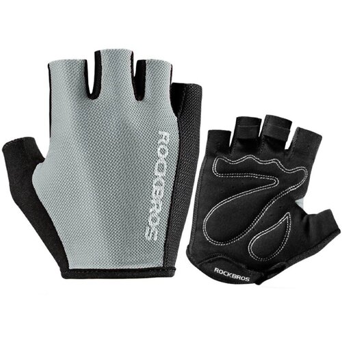 ROCKBROS KOLESARSKE ROKAVICE S099GR VEL. L SIVE ZA KOLESARSKE, ŠPORTNE, (21834710) Cene