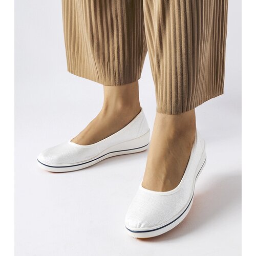Gemre Shiny ecru wedge ballerinas Morrison Cijene