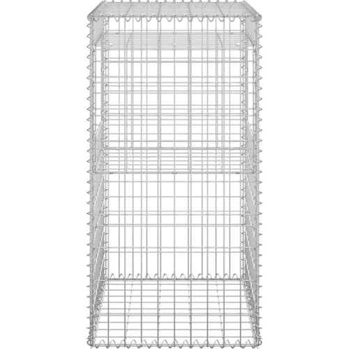  Gabionske stupne ko&amp;scaron;are 2 kom 50 x 50 x 100 cm željezne Slike