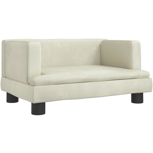 Maison Chic Otroški kavč - Otroški divan - Otroški sedež krem 60x40x30 cm žamet, (21729688) Cene