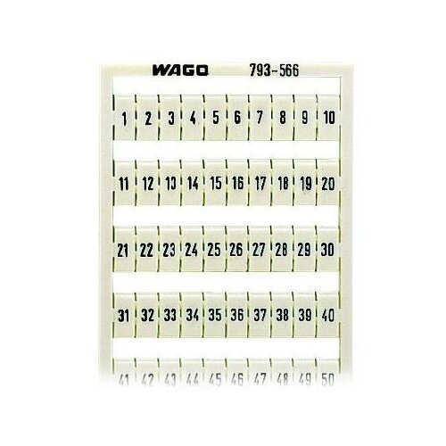 Wago 5 kos. GmbH &amp;amp; Co. KG Sistem za označevanje WMB 793-566, (20891909) Slike