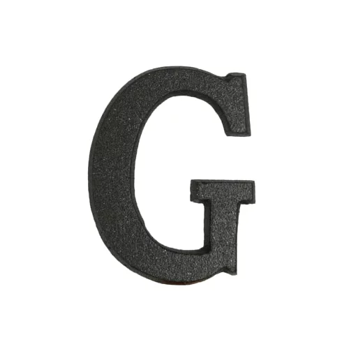 G Črka G (aluminij, višina: 80 mm)