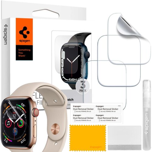 Spigen zaščitna folija neo flex 3-PACK za apple watch 4 5 6 7 8 se 40 41 mm, (21974562) Cene