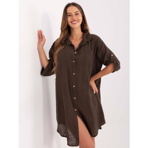 Och Bella Dress-TW-SK-BI-22263.00-dark brown Slike