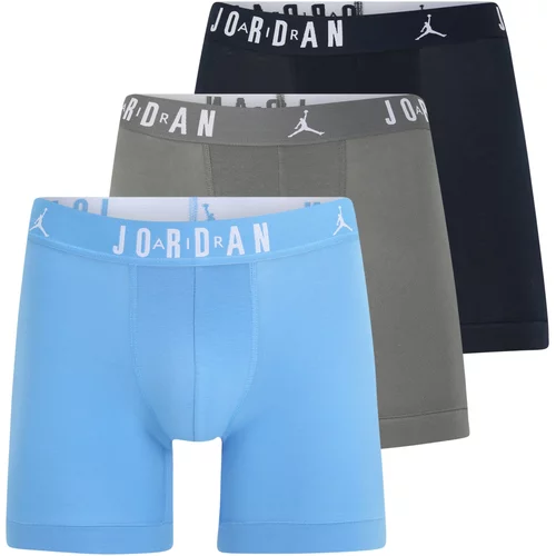 Jordan Spodnjice 'FLIGHT' nočno modra / svetlo modra / siva / bela