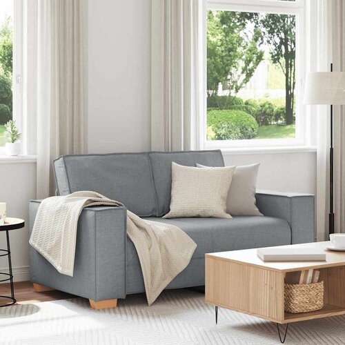  Dvosjed Sofa Svijetlo siva 160x78x84 cm Tkanina Slike