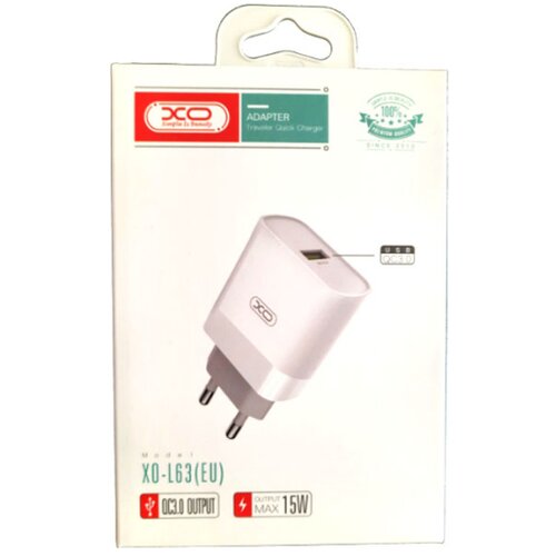 Kućni punjač XO L63 QC3.0 15W (USB-A) Cene