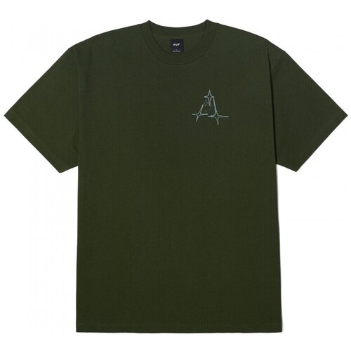 Huf Majice & Polo majice T-shirt gleam ss Zelena Cene