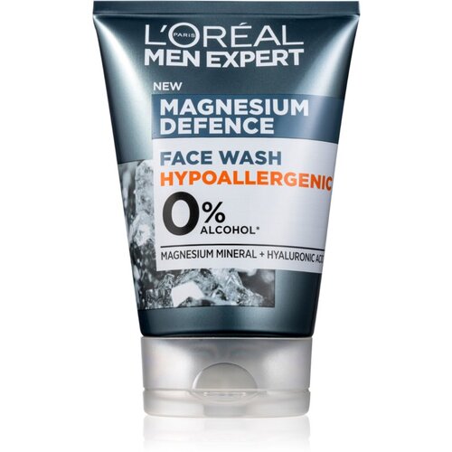 L&amp;acute;Or&amp;eacute;al Paris Men Expert Magnesium Defence gel za pranje lica za mu&amp;scaron;karce 100 ml Slike