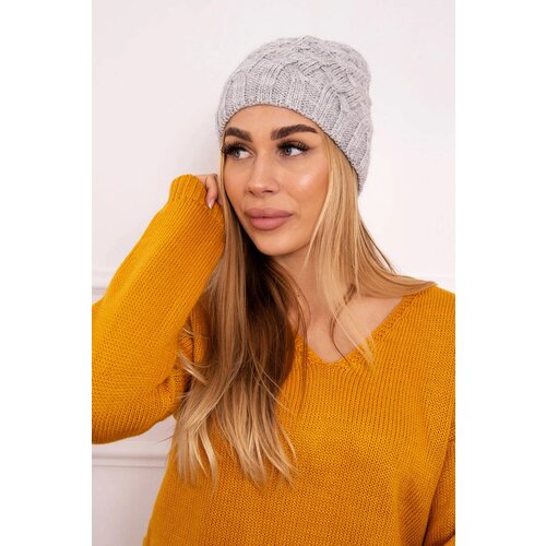 Kesi Cap with fleece Agnieszka K239 light gray Cijene