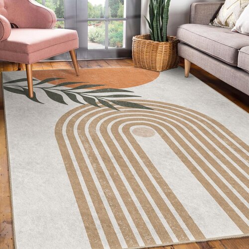 Mila Home kremno bela pralna preproga 80x150 cm dot arch &amp;ndash; Slike