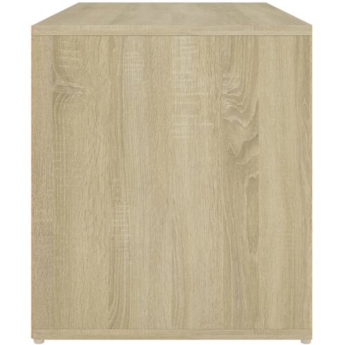  Klupa za hodnik 80 x 40 x 45 cm boja hrasta konstruirano drvo Slike